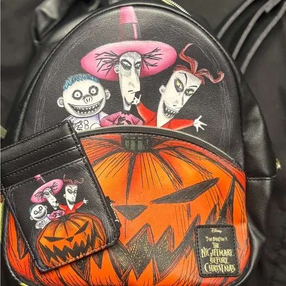 Loungefly | Bags | Loungefly Black And Orange Nightmare  display picture 3